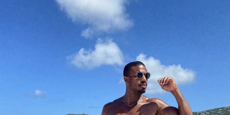 B. Jordan Shows Off His in Shirtless Vacation Photo