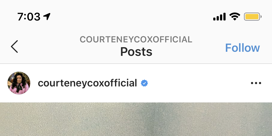 Courteney Cox's 'Friends' Instagram Photo Has a Sweet Secret