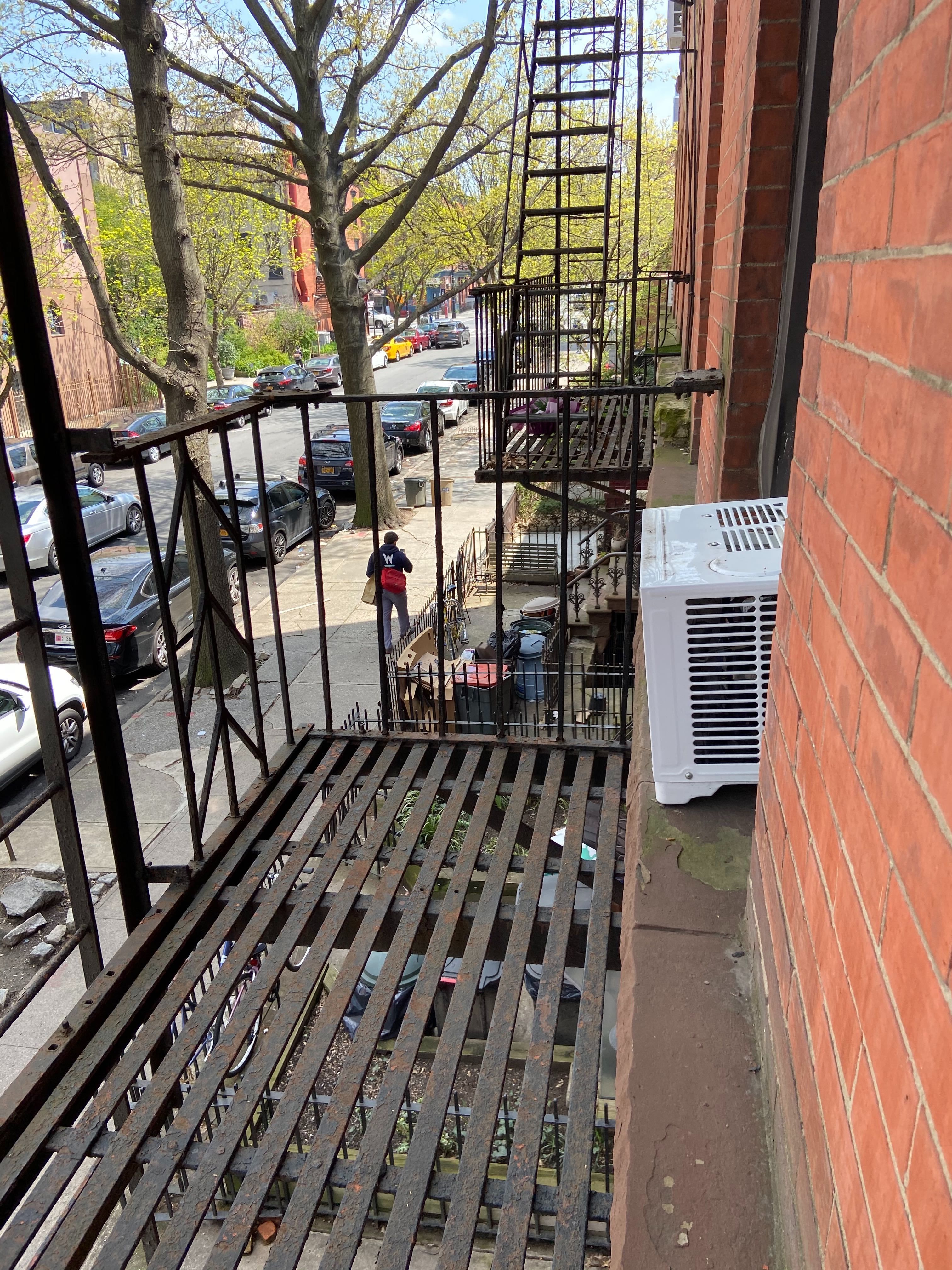 fire escape catio