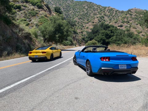 ford mustang 2024 coupe ve cabrio
