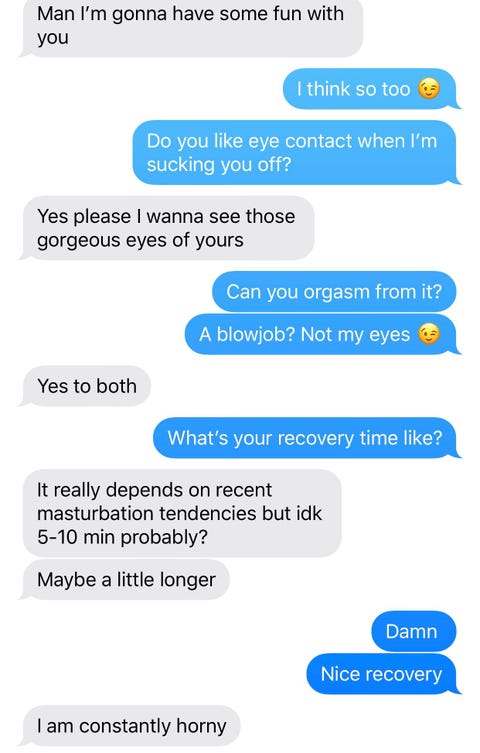 Sexting messages wife Is Sexting