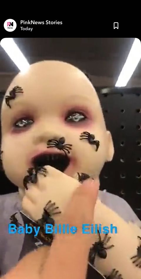 Fans Are Wondering If Billie Eilish Had A Baby After This Snapchat Post Billie Eilish Snapchat - bad guy billie eilish dance team roblox