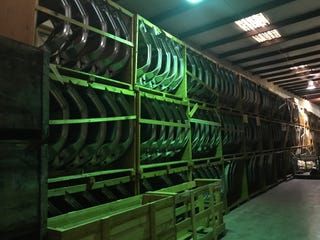 Tire, Automotive tire, Warehouse, Metal,