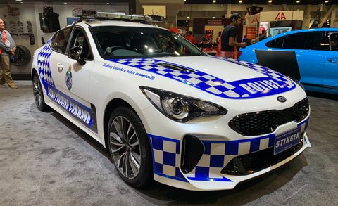 Queensland Police Kia Stinger GT at SEMA