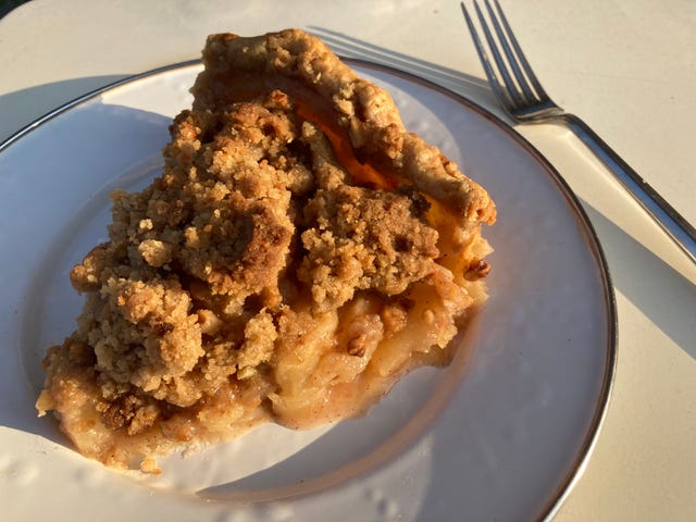 apple crumble pie