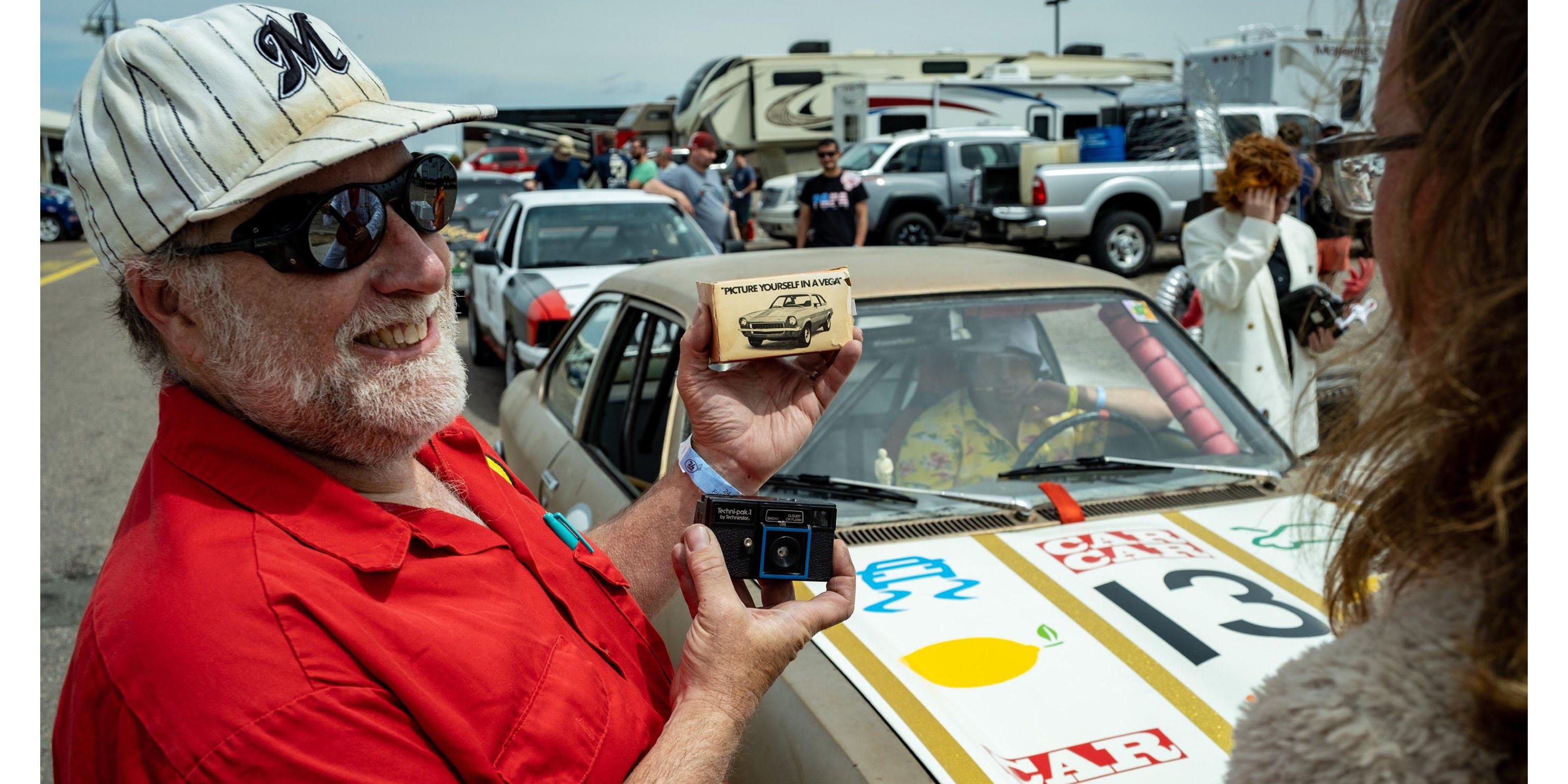 Dealership-Giveaway Chevy Vega Camera Shoots Chevy Vega Race Car