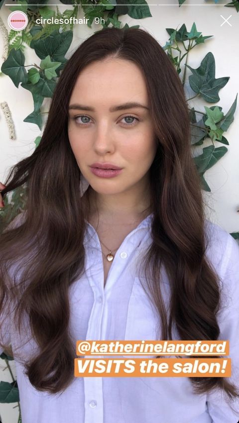 13 Reasons Why actor, Katherine Langford, has bright red hair now