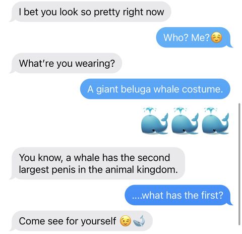 Sexting with wife