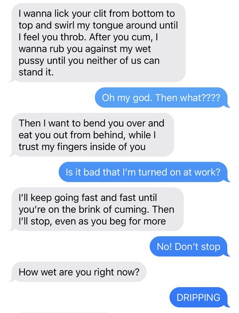 Guy say during to to a sexting what 105+ Sexting