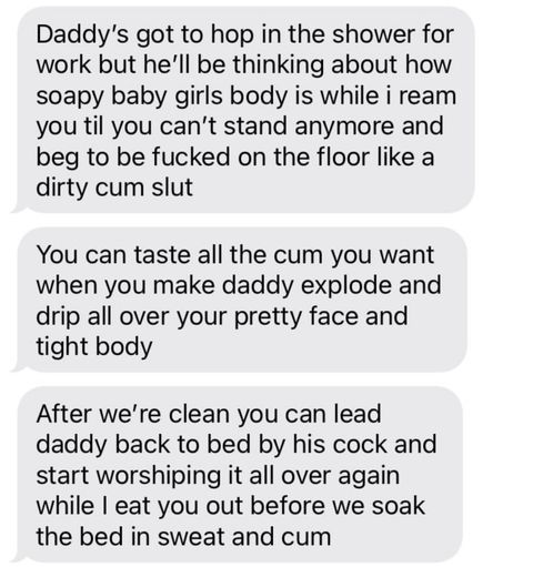 Talk dirty through text messages