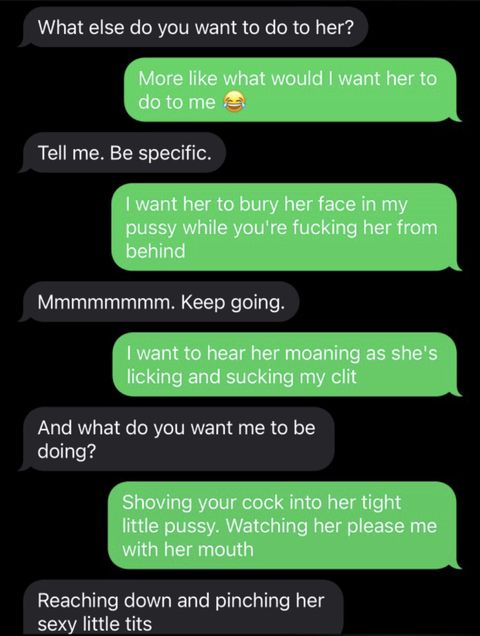 Sex text to a girl