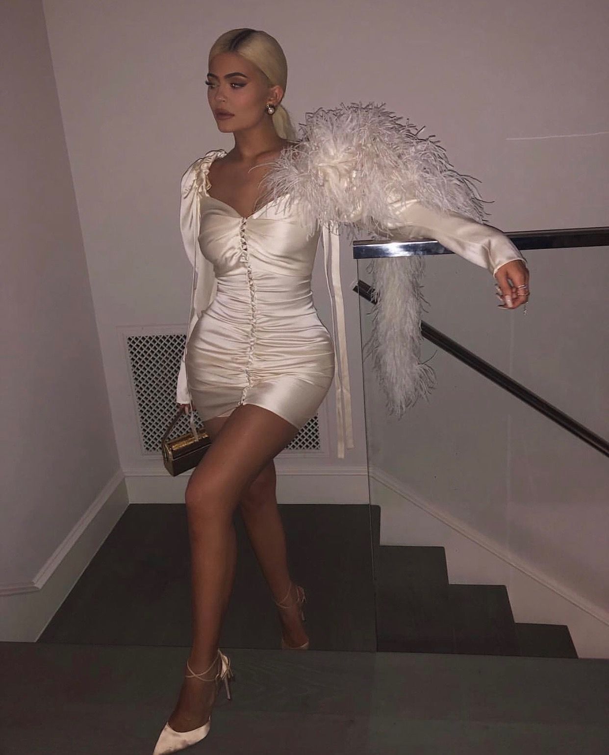 white holiday party dress