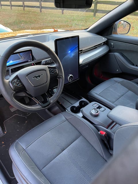 2021 mustang mach e interior