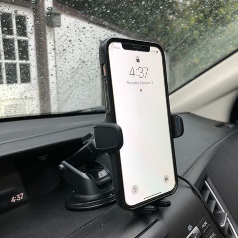 phone holder on the dashboard