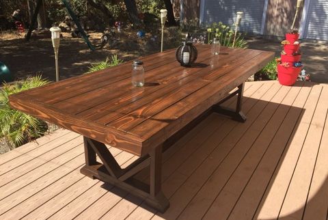 25 Diy Picnic Tables Best, 12 Person Outdoor Dining Table
