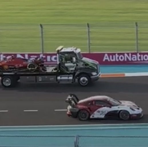 Recovery Truck Stays On Track During Miami F1 Support Race