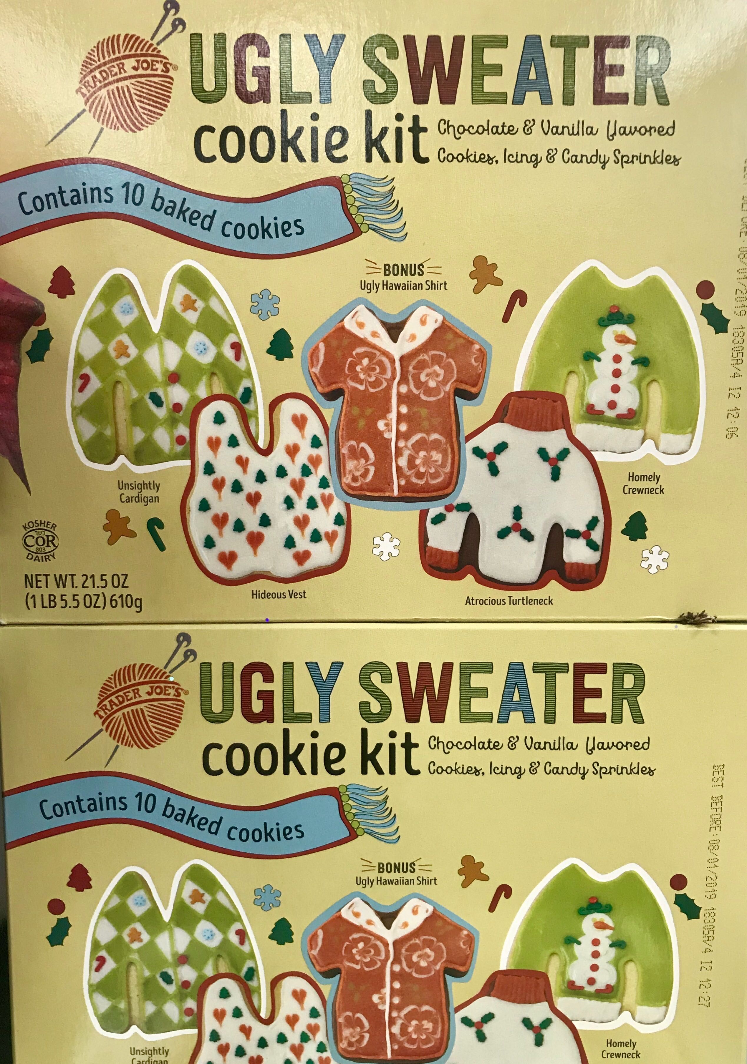 trader joe's ugly sweater kit