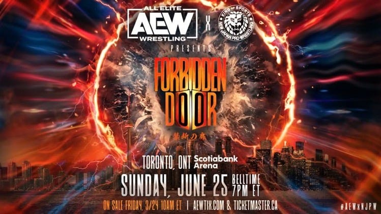 AEW announces second Forbidden Door show with NJPW