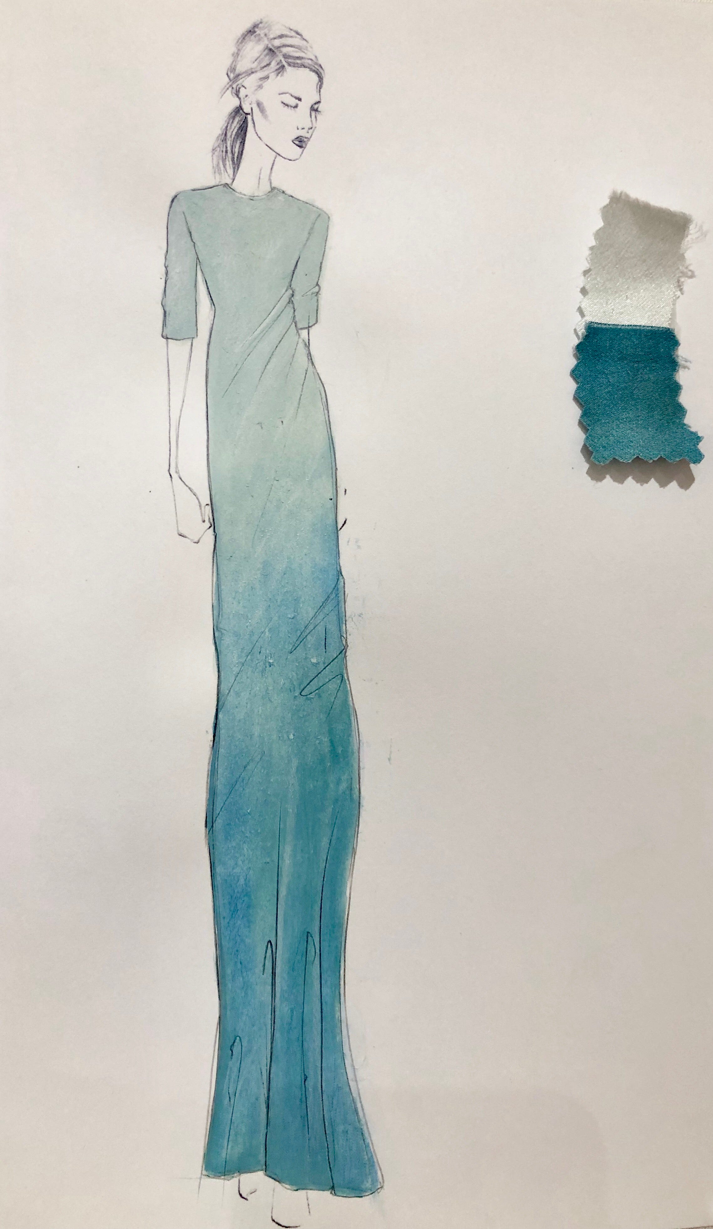 clothing design sketches dresses