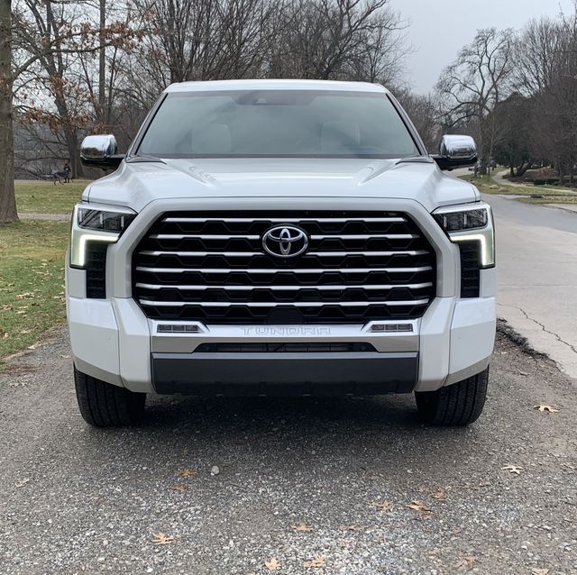 toyota tundra capstone trim from the front