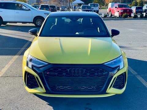 audi rs 3 yellow 2023