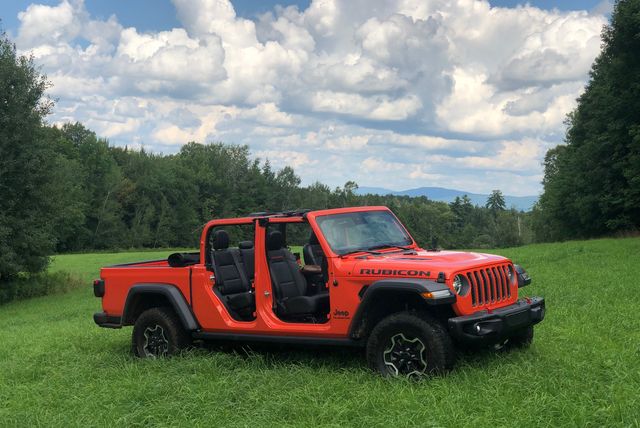 jeep gladiator rubicon orange doors off