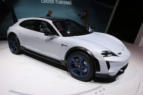 Porsche Taycan Photos News What To Know About S First The Porsche Mission E Cross Turismo Concept