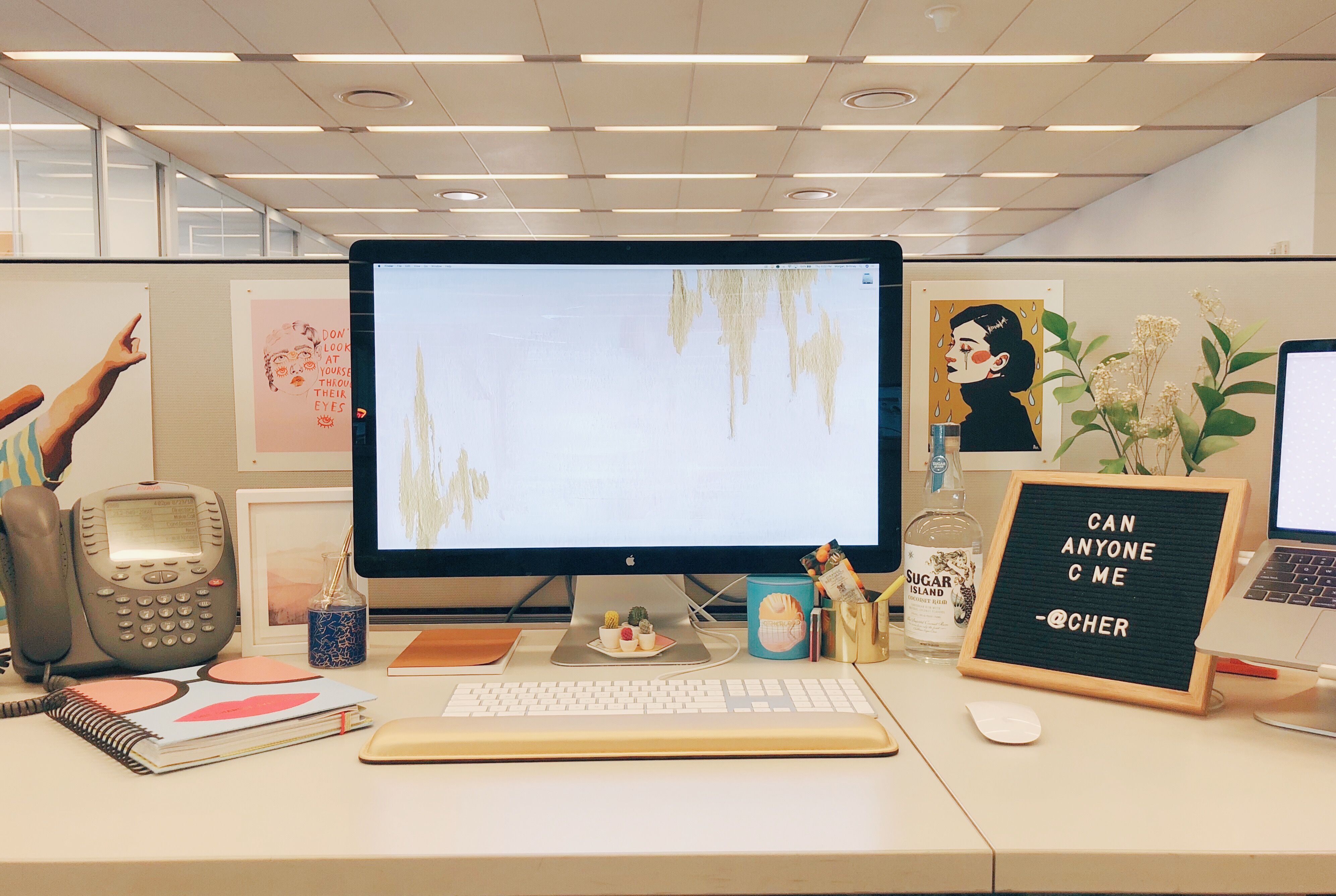 10 Best Cubicle Decor Ideas In 2018, How To Decorate A Small Desk At Work