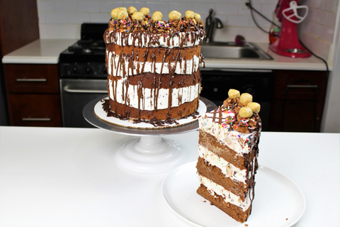 Cookie Dough Ice Cream Cake - Cookie Dough Cake