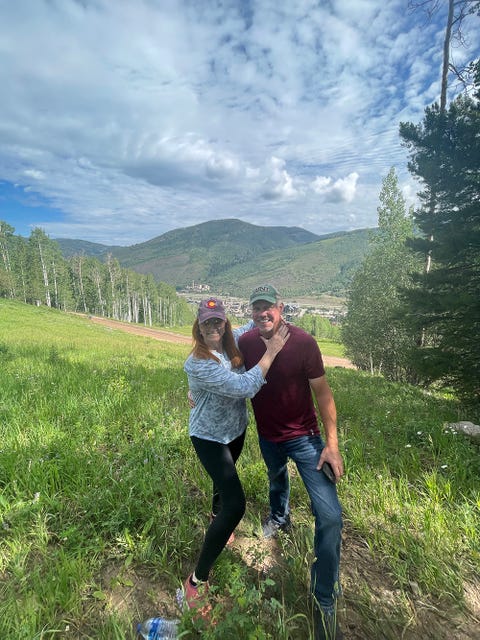 ree drummond ladd drummond hike vail mountain