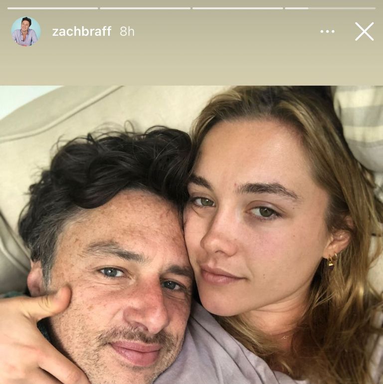 Exes Florence Pugh and Zach Braff Are Hardcore Flirting on Instagram