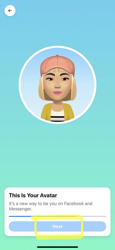 how to create your own facebook avatar step 7