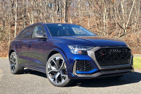 audi rs q8 blue