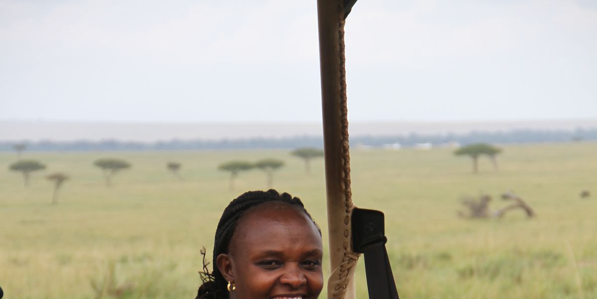 female safari guide