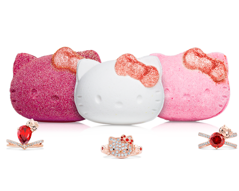 hello kitty bath bombs