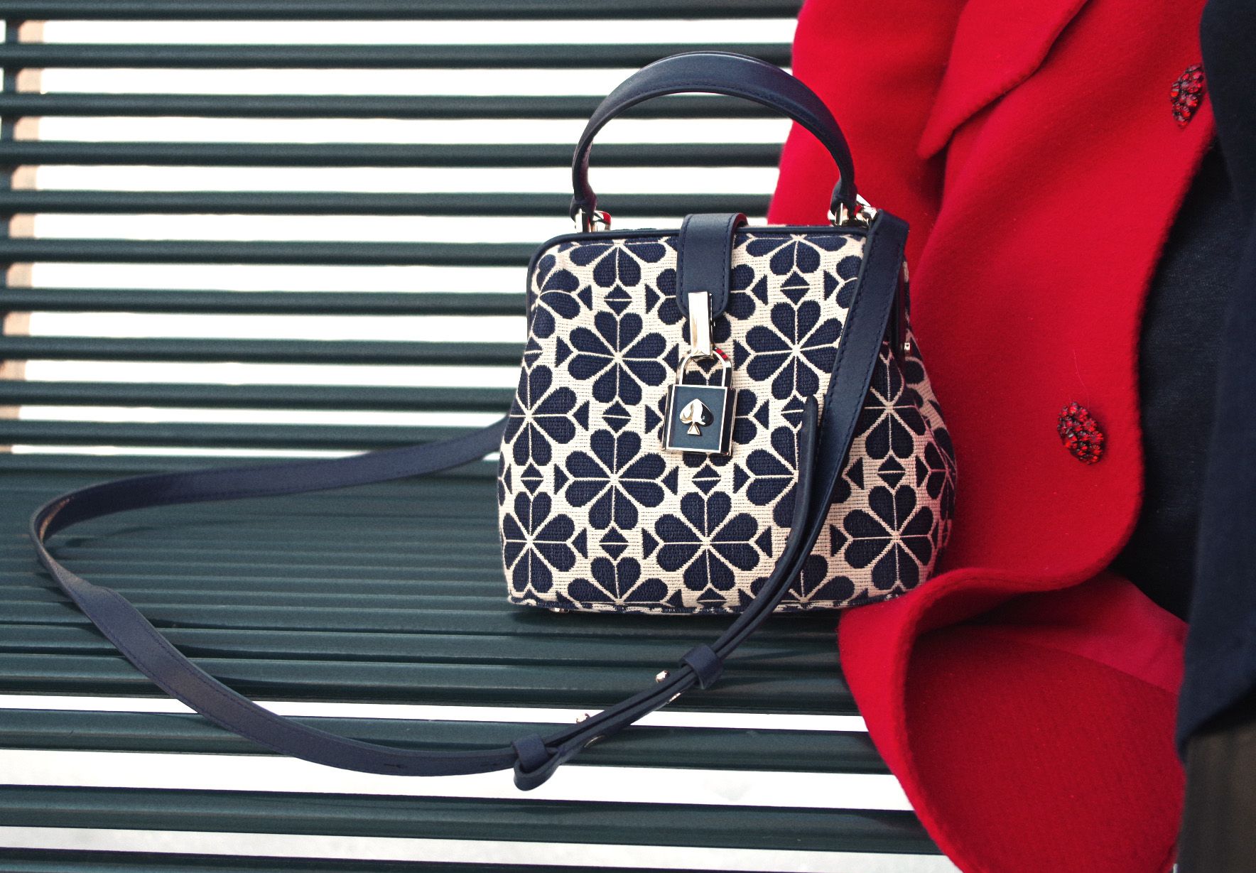 kate spade blue tote