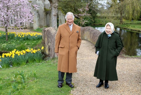 official photos of the Queen and Prince of Wales