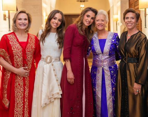 Queen Rania Jordan's second wedding dress