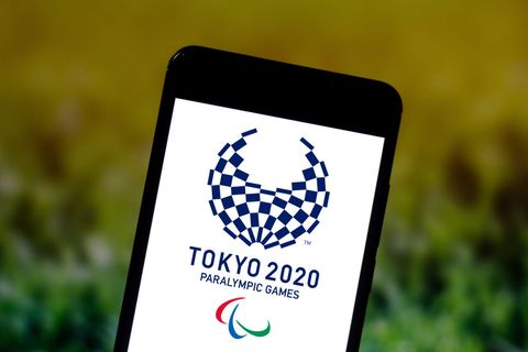 In this photo illustration a Tokyo 2020 Paralympic Games (...