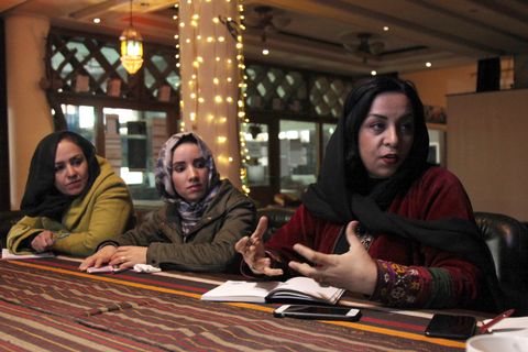 activistas afganas de cine
