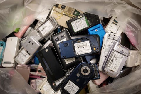 teléfonos celulares viejos