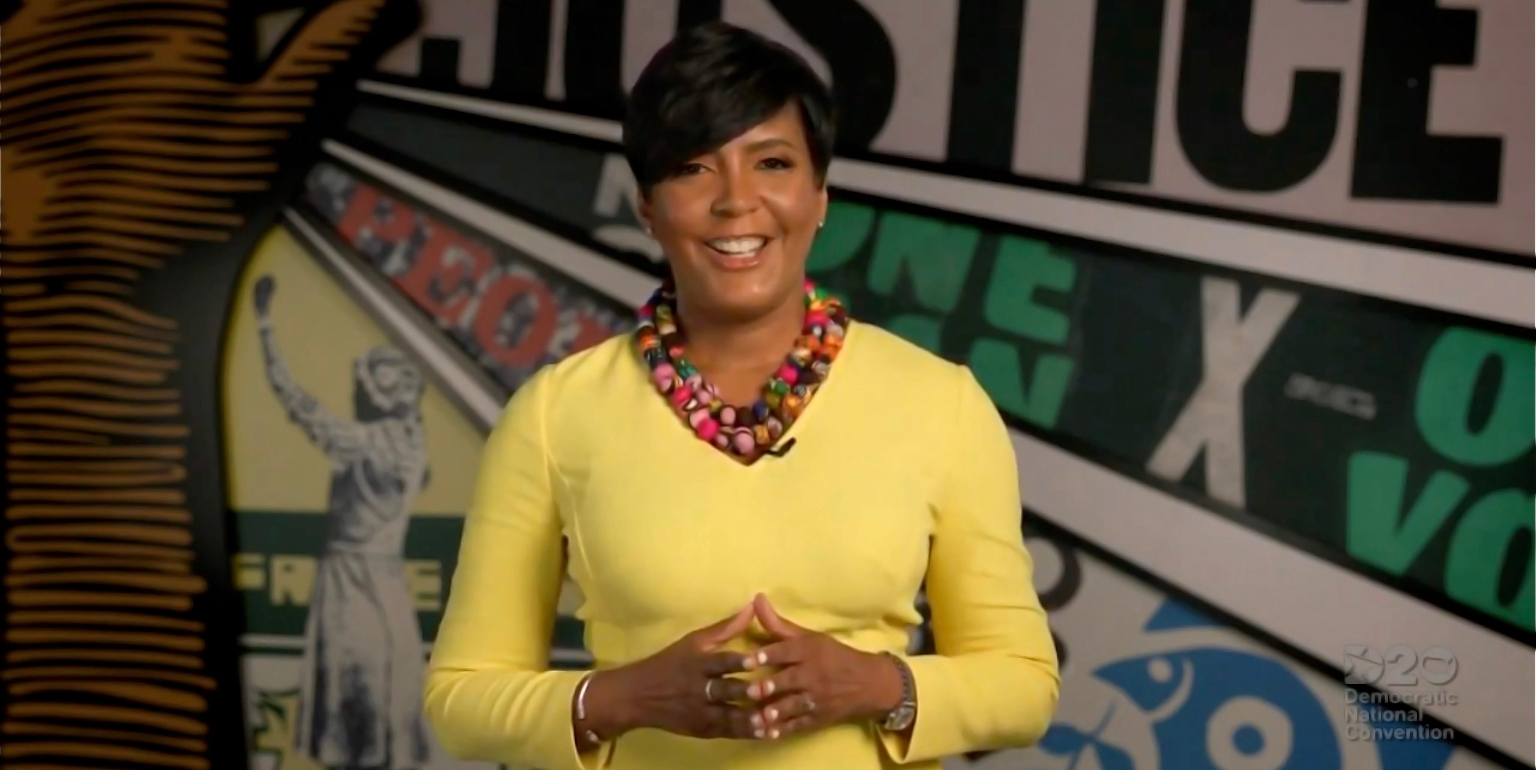 Atlanta Mayor Keisha Lance Bottoms Shares the Story Behind Her DNC Necklace