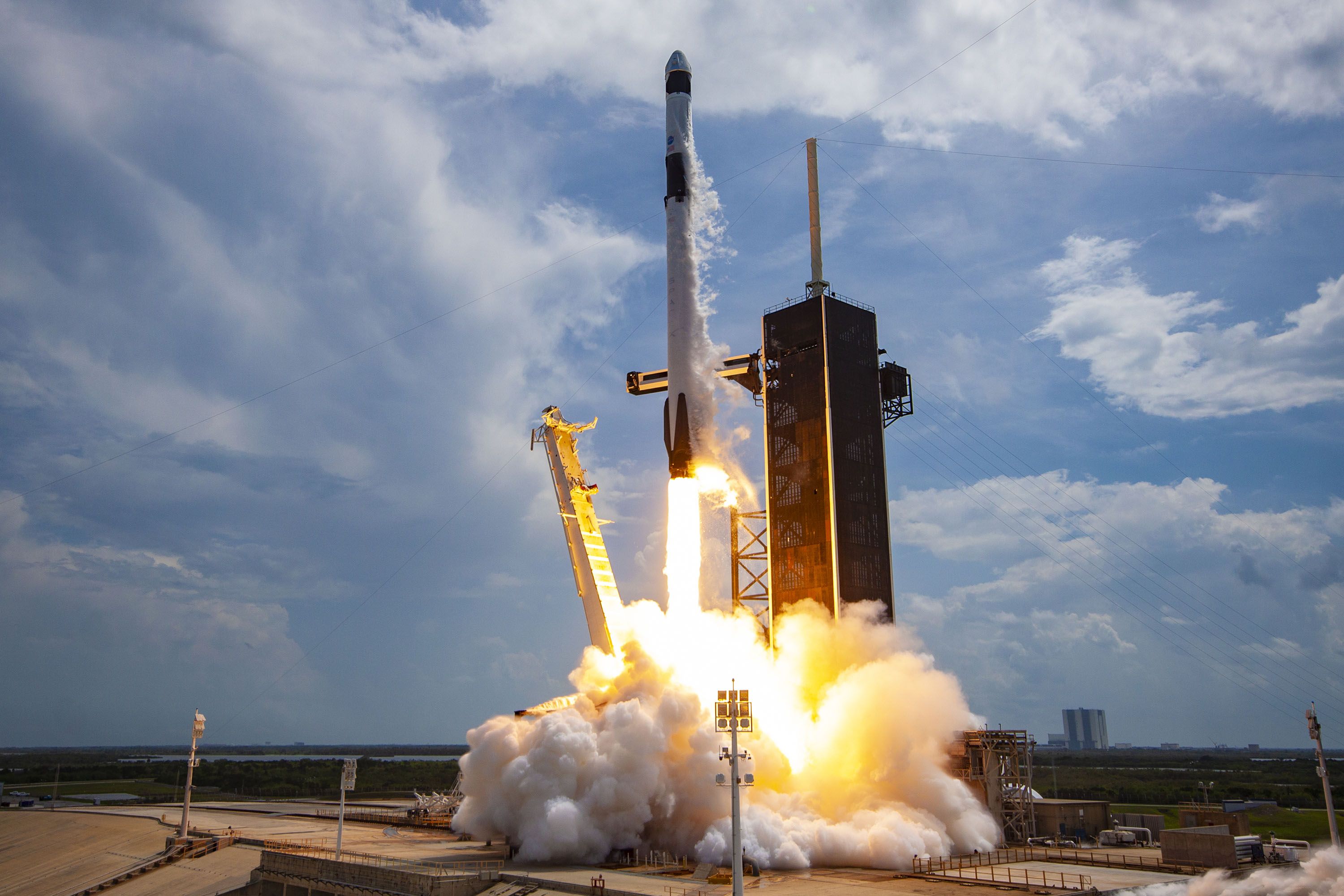 SpaceX successfully launches three Falcon 9 rockets in 34 hours