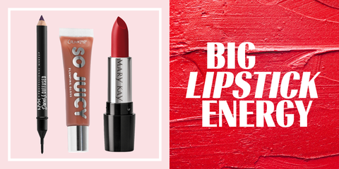 Red, Lipstick, Cosmetics, Pink, Beauty, Text, Lip care, Lip, Material property, Font, Red, Lipstick, Cosmetics, Pink, Beauty, Text, Lip care, Lip, Material property, Font,