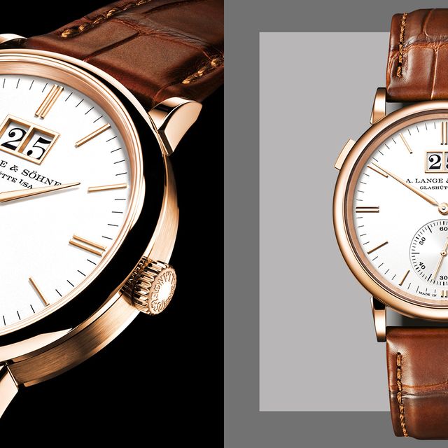 A Lange Sohne Saxonia Outsize Date Watch Created For 175th Anniversary