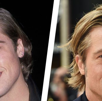 Brad Pitt S Hair Evolution Photos Of Brad Pitt S Hairstyles