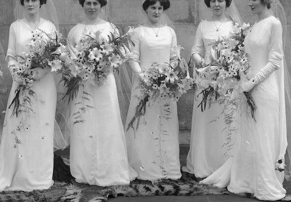 8th june 1910  bridesmaids at the drexal wedding  photo by w g phillipsphillipsgetty images