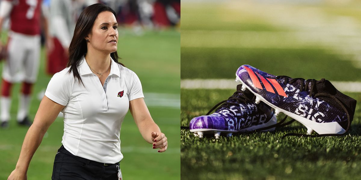 Jen Welter and Adidas Launch Female Football Cleat ...