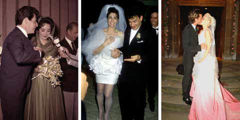 The 30 Most Scandalous Wedding Dresses of All Time - Famous Wedding Gowns