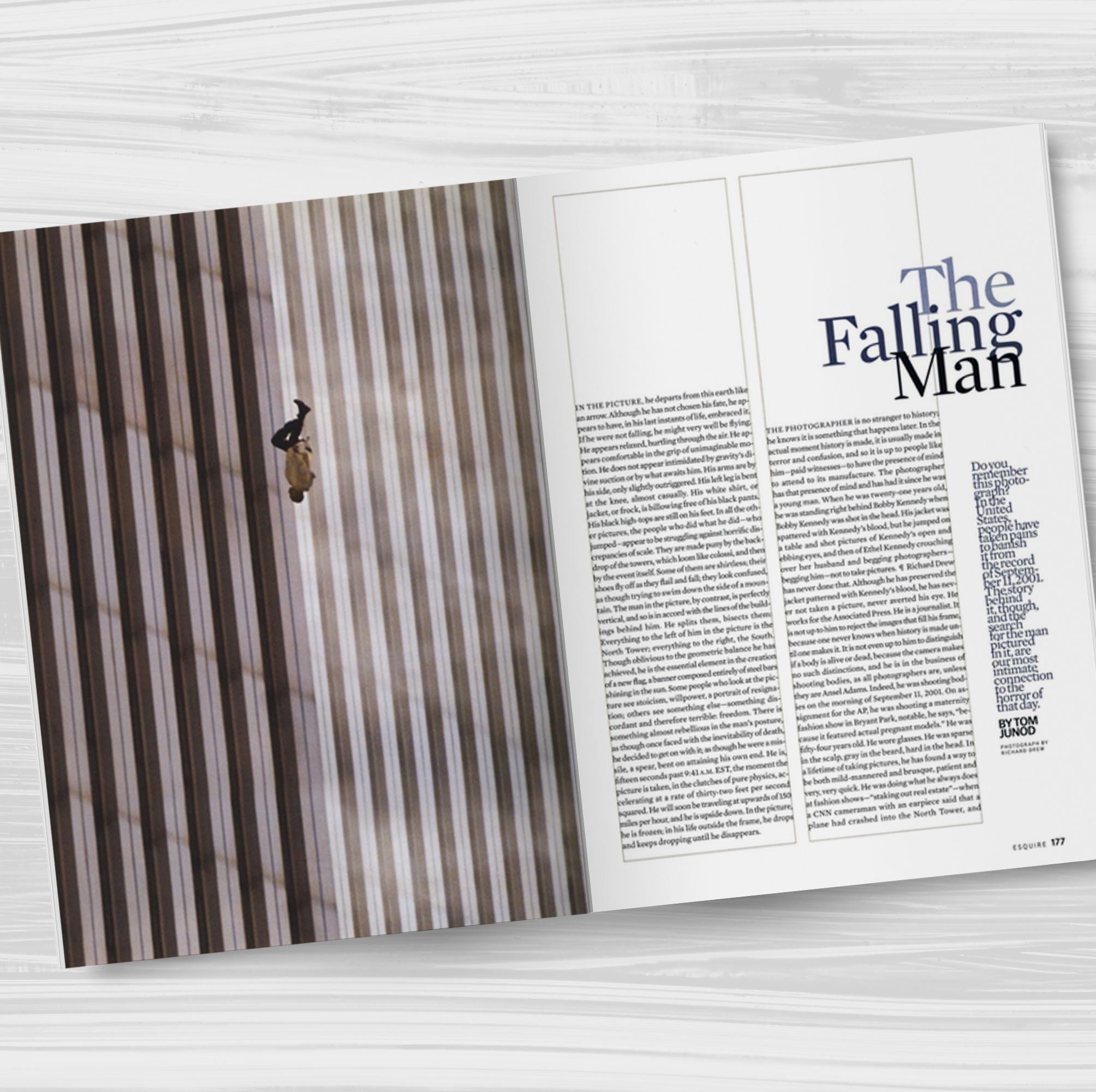 'It Became Spiritual': The Making of Esquire's 'The Falling Man'